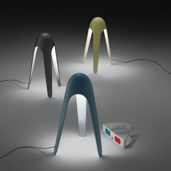 Lampade da tavolo Martinelli Luce, Cyborg, Grigio, Soggiorno, Metallo, Design