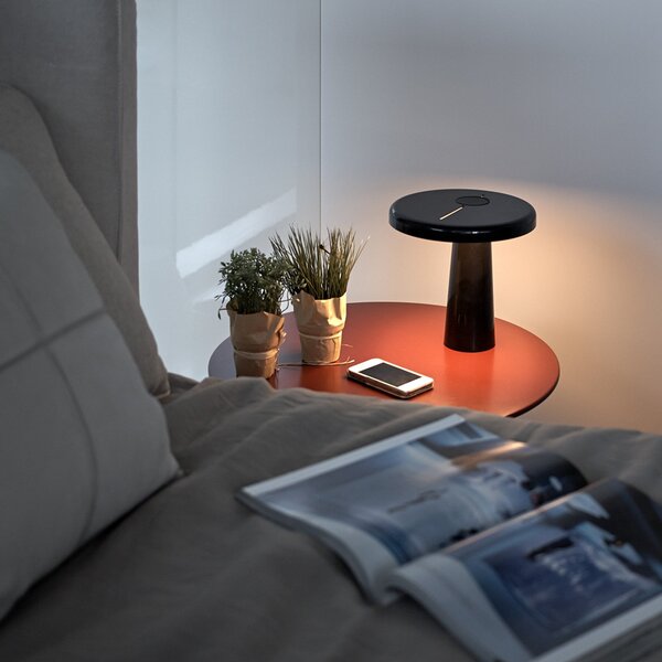 Lampade da tavolo Martinelli Luce, Hoop, Nero, Studio / Ufficio, Plastica, Design