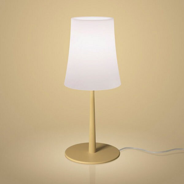 Lampade da tavolo Foscarini, Birdie Easy, Giallo, Soggiorno, Metallo, Design
