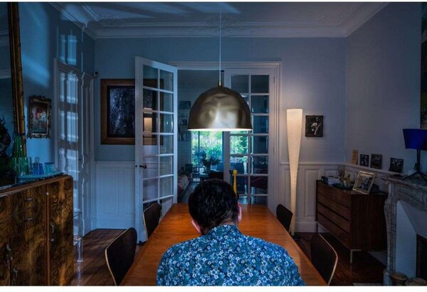 Lampada a sospensione Foscarini, Nero, Sala da pranzo, Plastica