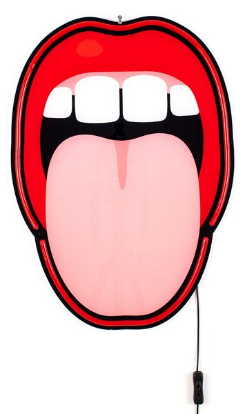 Applique da parete SELETTI, Tongue, Multicolore, Soggiorno, Plastica, Design