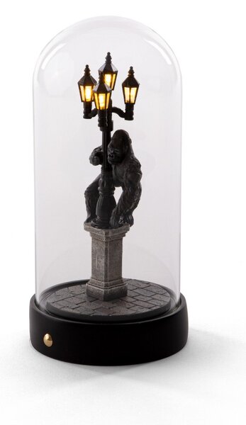 Lampade da tavolo SELETTI, My Little Kong, Nero, Soggiorno, Plastica, Design