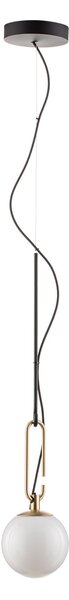 Lampada a sospensione Artemide, nh, dimmerabile, Bianco, Soggiorno, Vetro, Design