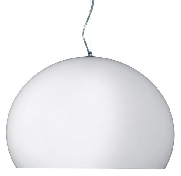 Lampada a sospensione Kartell, Small FL/Y, Bianco, Soggiorno, Plastica, Design