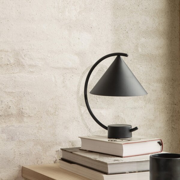 Lampade da tavolo ferm LIVING, Meridian, dimmerabile, Nero, Soggiorno, Metallo, Design