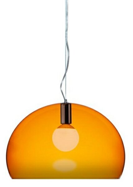Lampada a sospensione Kartell, Arancione, Sala da pranzo, Plastica