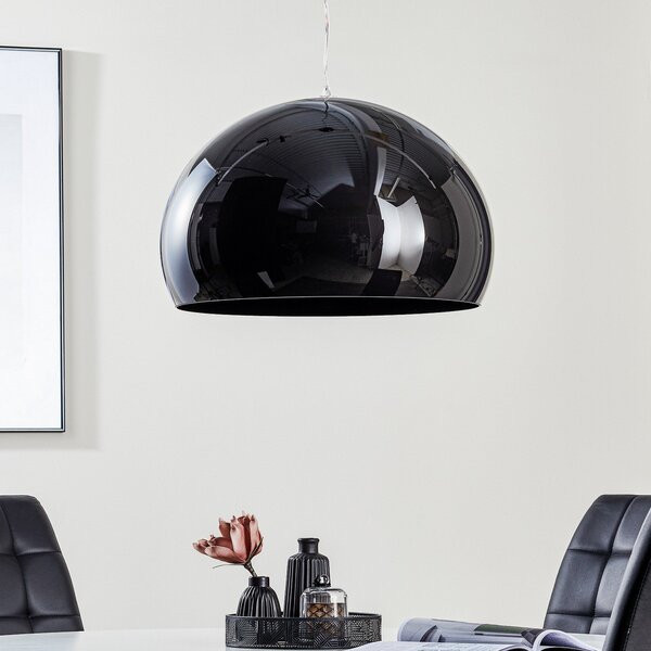 Lampada a sospensione Kartell, FL/Y, dimmerabile, Nero, Soggiorno, Plastica, Design