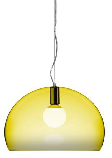 Lampada a sospensione Kartell, Giallo, Sala da pranzo, Plastica