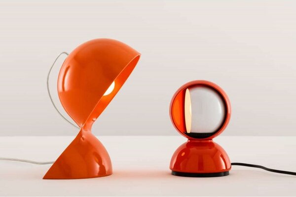 Lampade da tavolo Artemide, Arancione, Soggiorno, Plastica