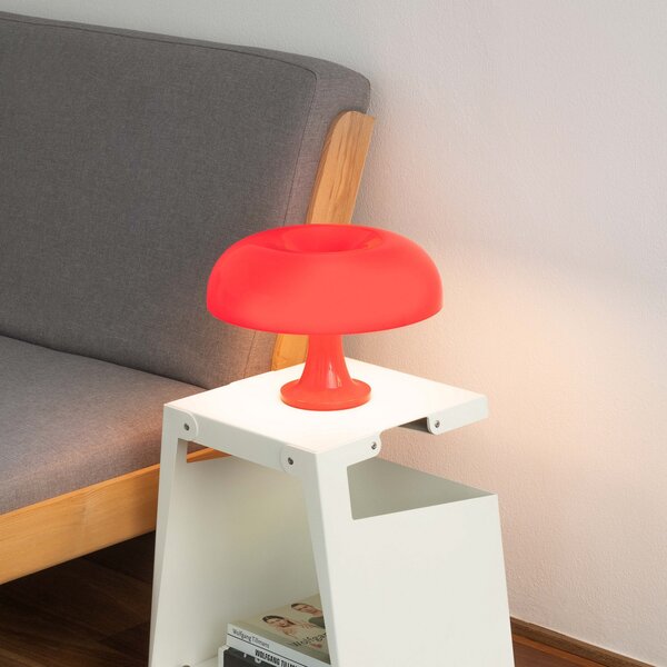 Lampade da tavolo Artemide, Nessino, Rosso, Soggiorno, Plastica, Design