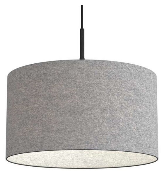 Lampada a sospensione Belid, Grigio, Sala da pranzo, Tessuto / Tessile