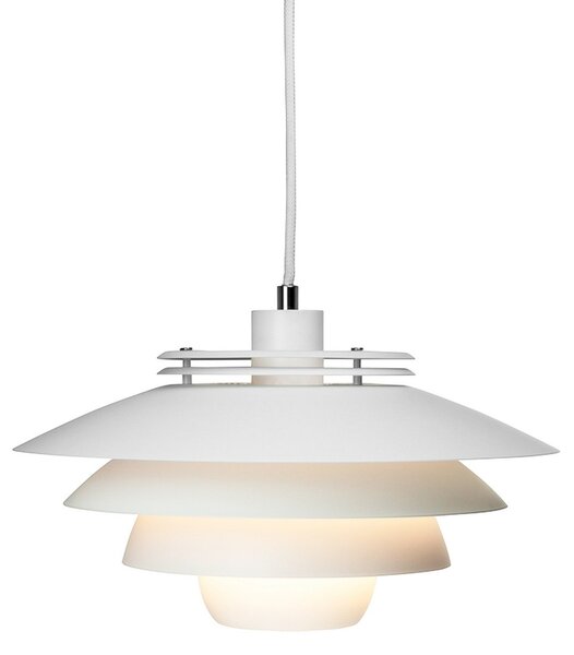 Lampada a sospensione Dyberg Larsen, Ejka, dimmerabile, Bianco, Soggiorno, Metallo, Design