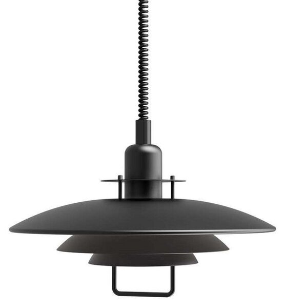 Lampada a sospensione Belid, Nero, Sala da pranzo, Metallo