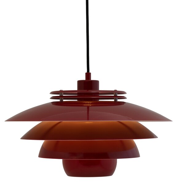 Lampada a sospensione Dyberg Larsen, Ejka, dimmerabile, Rosso, Soggiorno, Metallo, Design
