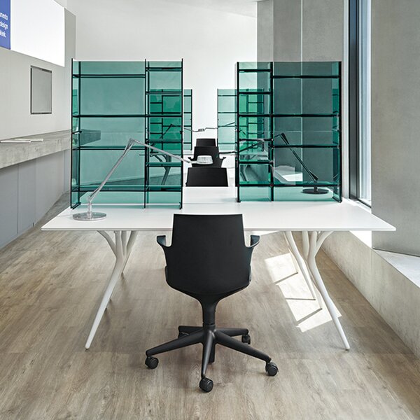 Lampade da tavolo Kartell, Aledin Dec, Trasparente, Soggiorno, Plastica, Moderno