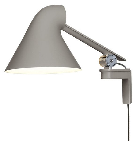 Applique da parete Louis Poulsen, NJP, Grigio, Soggiorno, Metallo, Design