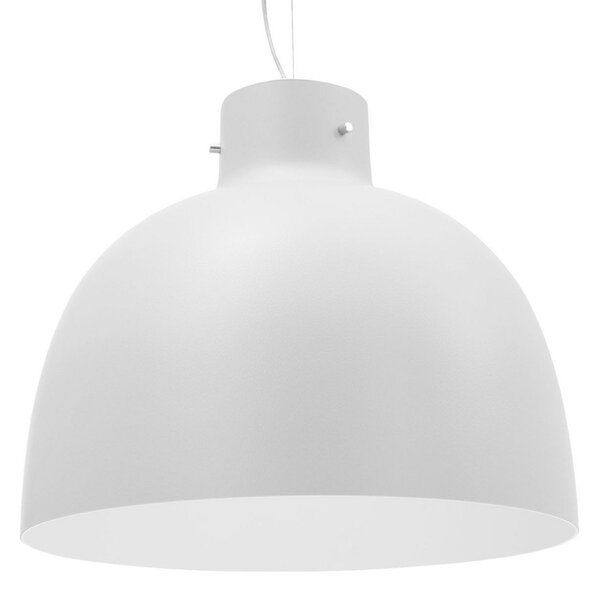 Lampada a sospensione Kartell, Bellissima, Bianco, Soggiorno, Plastica, Design