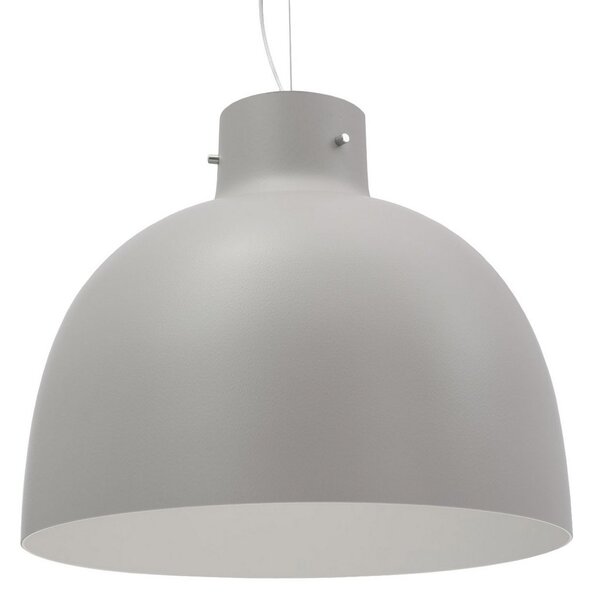 Lampada a sospensione Kartell, Bellissima, Grigio, Soggiorno, Plastica, Design