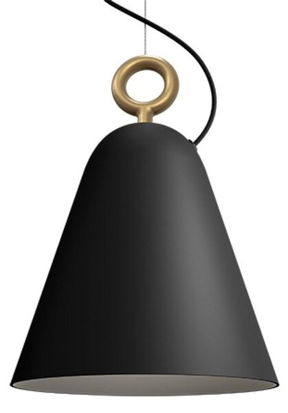 Lampada a sospensione Herstal, Nero, Sala da pranzo, Metallo