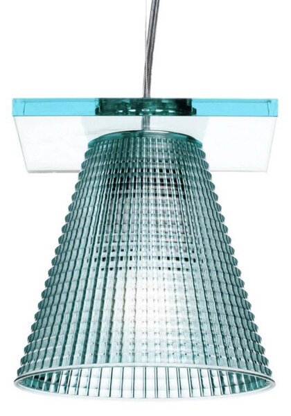 Lampada a sospensione Kartell, Light-Air, Blu, Soggiorno, Plastica, Design