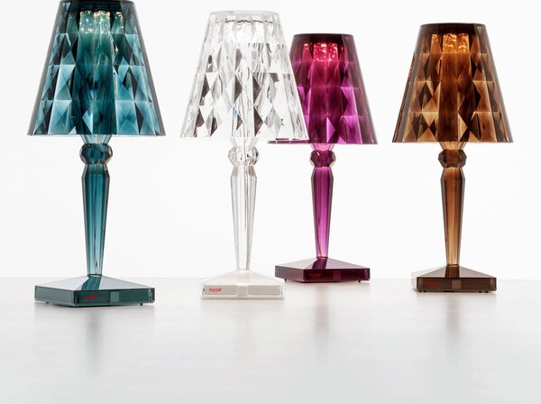 Lampade da tavolo Kartell, Big Battery, Viola, Soggiorno, Plastica, Design
