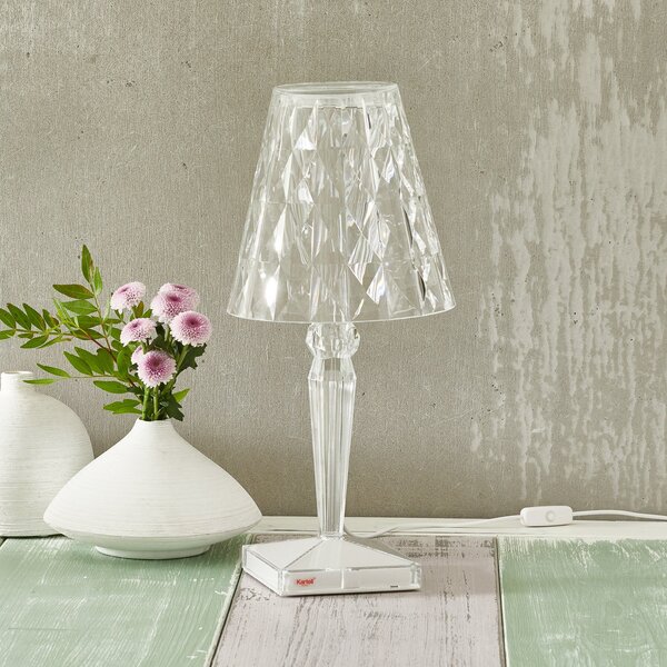 Lampade da tavolo Kartell, Big Battery, Trasparente, Soggiorno, Plastica, Design