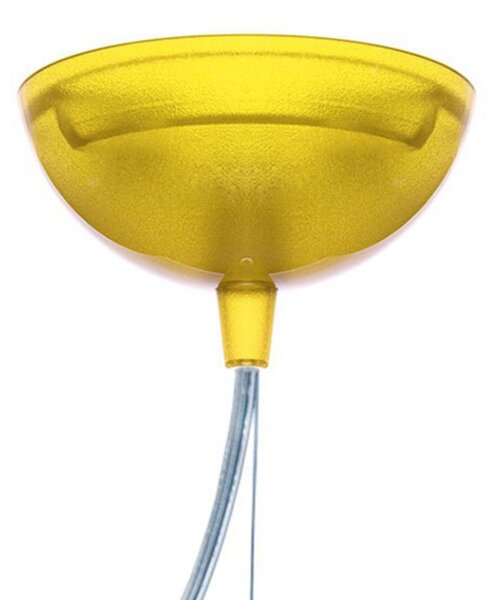 Lampada a sospensione Kartell, Small FL/Y, Giallo, Soggiorno, Plastica, Design