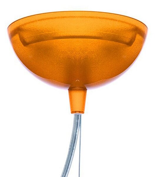Lampada a sospensione Kartell, Small FL/Y, Arancione, Soggiorno, Plastica, Design