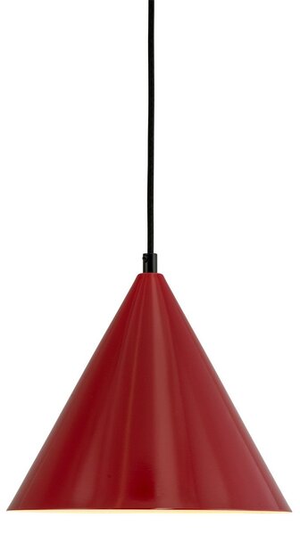 Lampada a sospensione Dyberg Larsen, Ron, dimmerabile, Rosso, Soggiorno, Metallo, Scandinavo