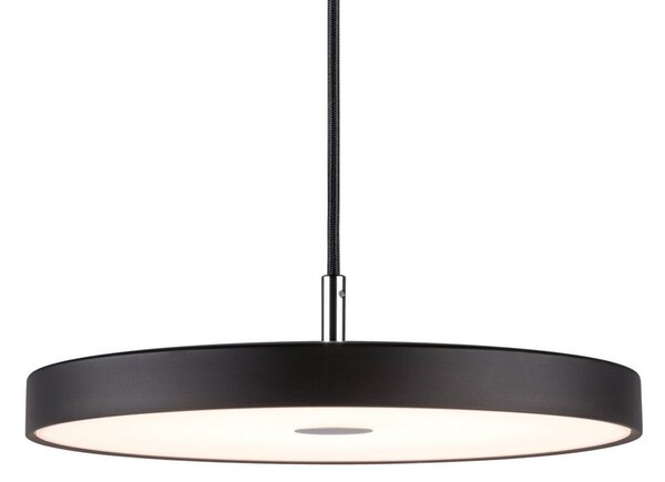 Lampada a sospensione Paulmann, Hildor, dimmerabile, Nero, Soggiorno, Metallo, Moderno