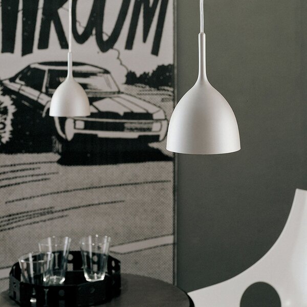 Lampada a sospensione Rotaliana, Drink H1, dimmerabile, Bianco, Soggiorno, Metallo, Design