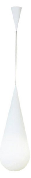 Lampada a sospensione Rotaliana, Goccia, dimmerabile, Bianco, Soggiorno, Vetro, Design