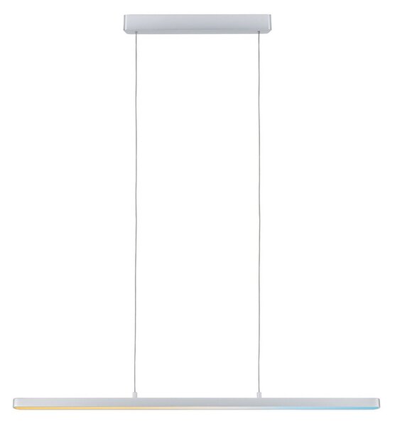 Lampada a sospensione Paulmann, Lento, dimmerabile, Grigio, Soggiorno, Metallo, Moderno