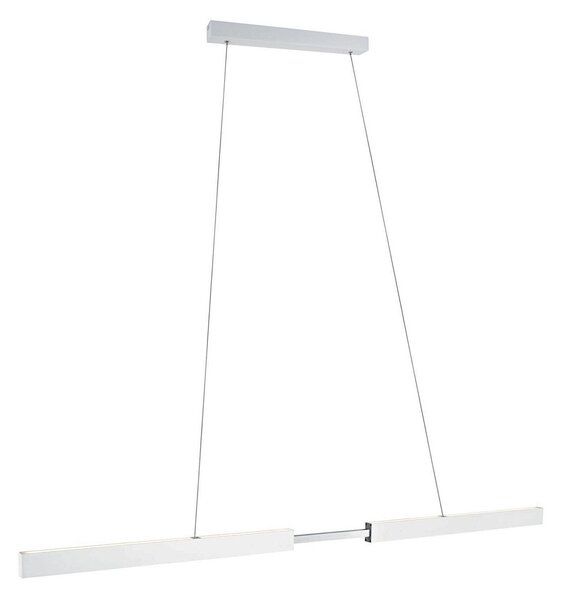 Lampada a sospensione Paulmann, Aptare, dimmerabile, Bianco, Soggiorno, Metallo, Moderno