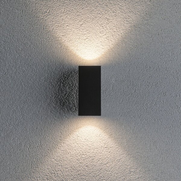 Lampade da esterno Paulmann, Flame, Nero, Metallo, Moderno