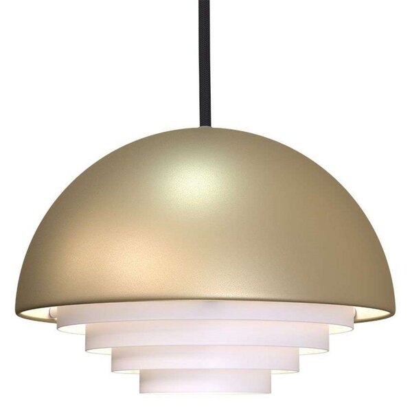 Lampada a sospensione Herstal, Dorato / Ottone, Sala da pranzo, Metallo