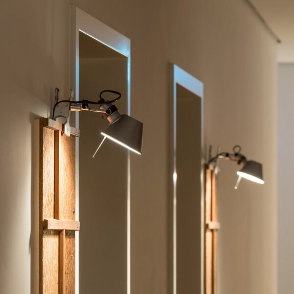 Riflettori Artemide, Tolomeo Micro Pinza, Metallizzato, Studio / Ufficio, Alluminio, Design