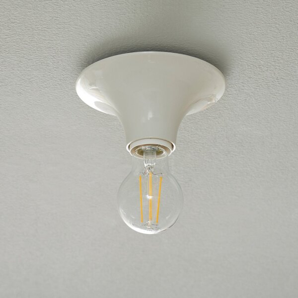 Plafoniera Artemide, Teti, dimmerabile, Bianco, Soggiorno, Plastica, Design