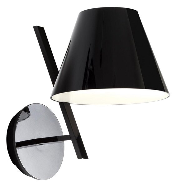 Applique da parete Artemide, La Petite, Nero, Soggiorno, Metallo, Design