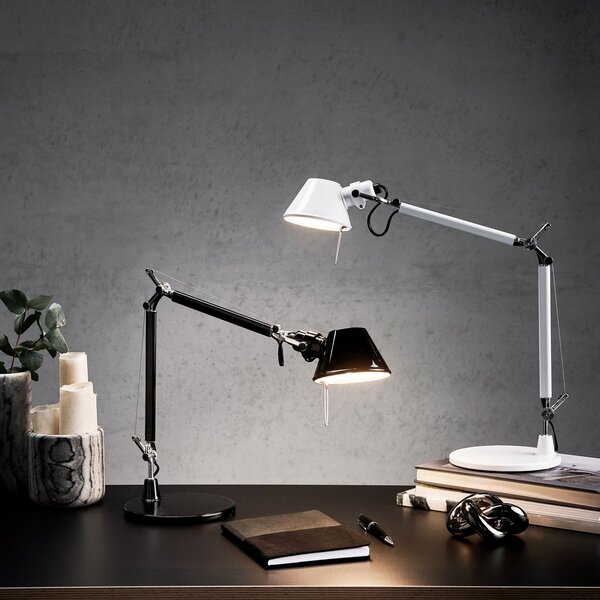 Lampade da tavolo Artemide, Tolomeo Micro, Bianco, Studio / Ufficio, Metallo, Design