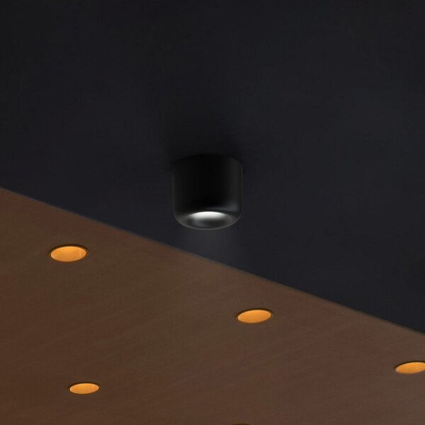 Plafoniera Serien Lighting, Cavity Ceiling S, dimmerabile, Nero, Soggiorno, Metallo, Design