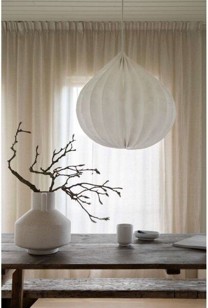 Lampada a sospensione Watt & Veke, dimmerabile, Bianco, Soggiorno, Carta / Cartone, Scandinavo