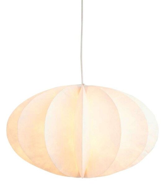 Lampada a sospensione Watt & Veke, dimmerabile, Bianco, Soggiorno, Carta / Cartone, Scandinavo
