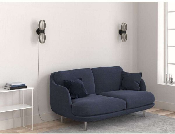 Tentacle Applique da Parete Duo Black/Smoke - Herstal