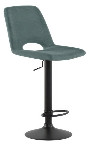 Sgabello in Tessuto ALEX Design twist Dimensioni 45x 52x h 88,5-Max 103,5 cm tessuto Easy-Clean acquamarina