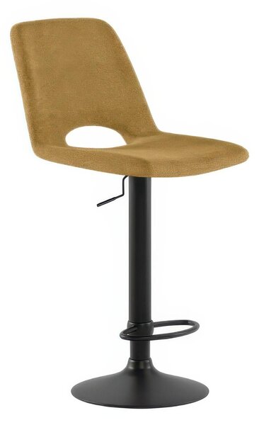 Sgabello in Tessuto ALEX Design twist Dimensioni 45x 52x h 88,5-Max 103,5 cm tessuto Easy-Clean Giallo