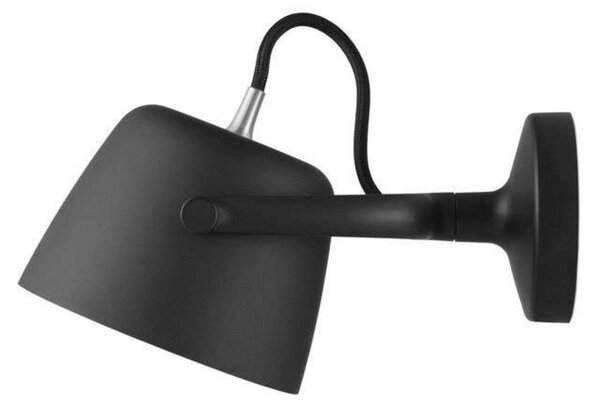 Applique da parete Normann Copenhagen, Nero, Soggiorno, Alluminio