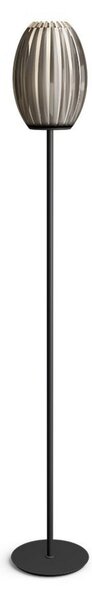 Lampada da terra Herstal, Nero, Soggiorno, Vetro