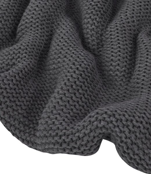 Coperta lavorata a maglia in cotone organico Adalyn