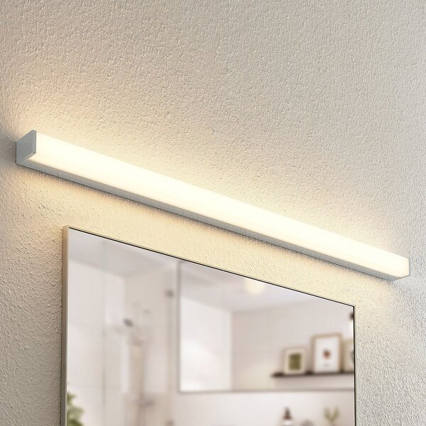 Applique da parete Lindby, Klea, Metallizzato, Bagno, Metallo, Moderno